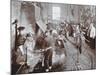 Boys at Work in the Smiths Shop, Feltham Industrial School, London, 1908-null-Mounted Photographic Print