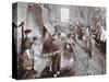 Boys at Work in the Smiths Shop, Feltham Industrial School, London, 1908-null-Stretched Canvas