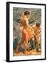 Boys Bathing, 1912-Henry Scott Tuke-Framed Giclee Print