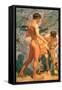 Boys Bathing, 1912-Henry Scott Tuke-Framed Stretched Canvas