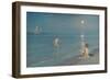 Boys Bathing at Skagen. Summer Evening, 1899-Peder Severin Krøyer-Framed Giclee Print