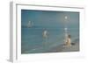 Boys Bathing at Skagen. Summer Evening, 1899-Peder Severin Krøyer-Framed Giclee Print