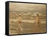 Boys Bathing in the Sea; Badende Knaben Im Meer, 1899-Max Liebermann-Framed Stretched Canvas