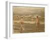 Boys Bathing in the Sea; Badende Knaben Im Meer, 1899-Max Liebermann-Framed Giclee Print