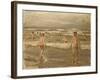 Boys Bathing in the Sea; Badende Knaben Im Meer, 1899-Max Liebermann-Framed Giclee Print