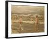 Boys Bathing in the Sea; Badende Knaben Im Meer, 1899-Max Liebermann-Framed Giclee Print