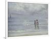 Boys Bathing on Boys Bathing on the Beach at Skagen-Peder Severin Kröyer-Framed Giclee Print