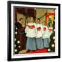 "Boys Christmas Choir", December 26, 1953-Mead Schaeffer-Framed Giclee Print