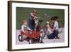 Boys Cleaning their Bikes-William P. Gottlieb-Framed Photographic Print