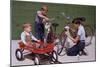 Boys Cleaning their Bikes-William P. Gottlieb-Mounted Photographic Print