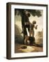 Boys Climbing a Tree-Francisco de Goya-Framed Art Print