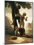 Boys Climbing a Tree-Francisco de Goya-Mounted Art Print