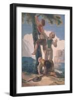 Boys Climbing a Tree-Suzanne Valadon-Framed Giclee Print