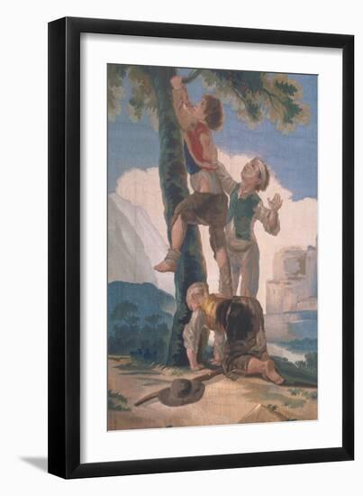 Boys Climbing a Tree-Suzanne Valadon-Framed Giclee Print