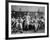 Boys Club Little League Baseball Players Putting on Their Uniforms Prior to Playing Game-Yale Joel-Framed Photographic Print