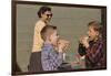 Boys Eating Hot Dogs-William P. Gottlieb-Framed Photographic Print