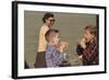 Boys Eating Hot Dogs-William P. Gottlieb-Framed Photographic Print