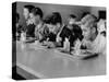 Boys Eating in the School Cafeteria-Ed Clark-Stretched Canvas