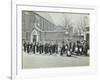 Boys Emigrating to Canada Setting Off from Saint Nicholas Industrial School, Essex, 1908-null-Framed Photographic Print