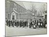Boys Emigrating to Canada Setting Off from Saint Nicholas Industrial School, Essex, 1908-null-Mounted Photographic Print