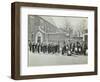 Boys Emigrating to Canada Setting Off from Saint Nicholas Industrial School, Essex, 1908-null-Framed Photographic Print