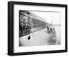 Boys Fishing across a Canal Towpath, London, C1905-null-Framed Photographic Print