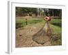 Boys Fishing Around the Temples of Angkor, Cambodia, Indochina, Southeast Asia-Andrew Mcconnell-Framed Photographic Print