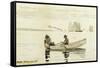 Boys Fishing, Gloucester Harbor, 1880-Winslow Homer-Framed Stretched Canvas
