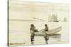 Boys Fishing, Gloucester Harbor, 1880-Winslow Homer-Stretched Canvas