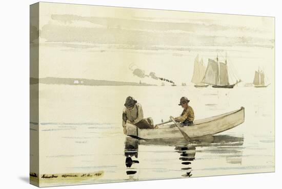 Boys Fishing, Gloucester Harbor, 1880-Winslow Homer-Stretched Canvas