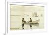 Boys Fishing, Gloucester Harbor, 1880-Winslow Homer-Framed Giclee Print