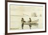 Boys Fishing, Gloucester Harbor, 1880-Winslow Homer-Framed Giclee Print