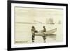 Boys Fishing, Gloucester Harbor, 1880-Winslow Homer-Framed Giclee Print