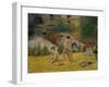 Boys from Brittany Bathing, or Bath at the Mill in the Bois D'Amour, 1886-Paul Gauguin-Framed Giclee Print