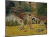 Boys from Brittany Bathing, or Bath at the Mill in the Bois D'Amour, 1886-Paul Gauguin-Mounted Giclee Print