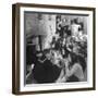 Boys from Navy Air Force Picnicking with College Girls-Nina Leen-Framed Photographic Print