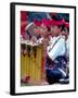 Boys' Gamelan Orchestra and Barong Dancers, Bali, Indonesia-Merrill Images-Framed Photographic Print