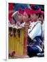 Boys' Gamelan Orchestra and Barong Dancers, Bali, Indonesia-Merrill Images-Framed Photographic Print