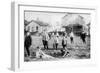 Boys' Gang in Cleveland Ohio Photograph - Cleveland, OH-Lantern Press-Framed Art Print