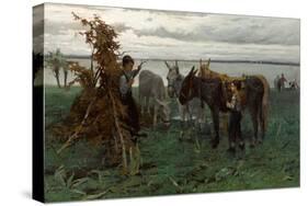 Boys Herding Donkeys, 1865-Willem Maris-Stretched Canvas