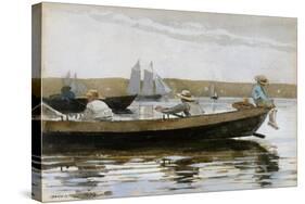 Boys in a Dory, 1873-Winslow Homer-Stretched Canvas