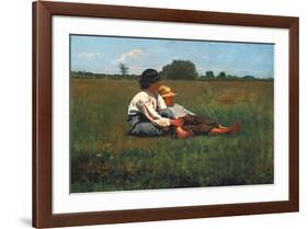 Boys in a Pasture, 1874-Winslow Homer-Framed Art Print