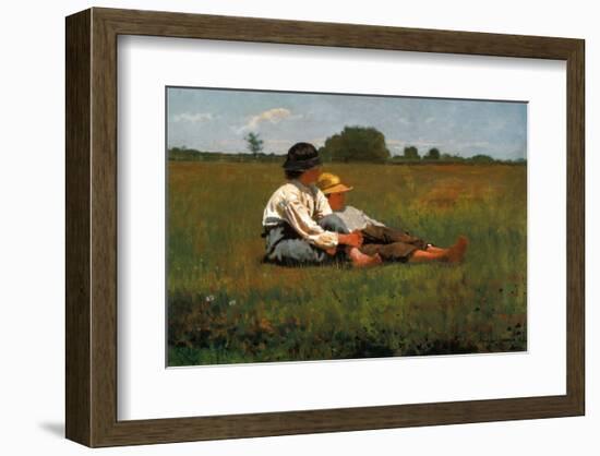 Boys in a Pasture, 1874-Winslow Homer-Framed Art Print