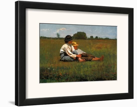 Boys in a Pasture, 1874-Winslow Homer-Framed Art Print