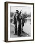 Boys in Their School Uniform Inspect Their Jam Jar Full of Little Fish-null-Framed Photographic Print