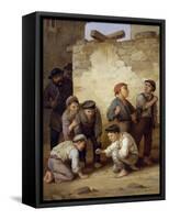 Boys in Trieste, Giovanni Luigi Rose (1806-1884), Italy, 19th Century-null-Framed Stretched Canvas