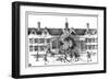 Boys in Tudor Times Playing Football at Berkhamsted Grammar School, Hertfordshire-null-Framed Giclee Print