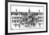 Boys in Tudor Times Playing Football at Berkhamsted Grammar School, Hertfordshire-null-Framed Giclee Print