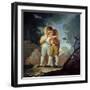 Boys Inflating a Bladder, 1777-1778,-Francisco de Goya y Lucientes-Framed Giclee Print