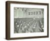 Boys Lined Up in the Assembly Hall, Beaufoy Institute, London, 1911-null-Framed Photographic Print